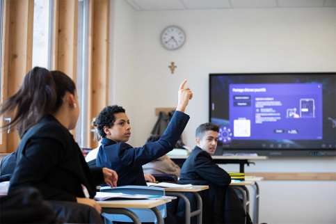 Une classe du collège Marcel Callo