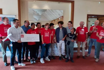 La remise de chèque