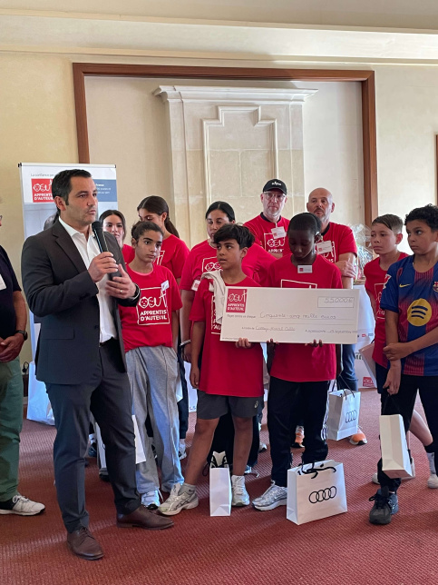 Les mots de remerciement de notre Directeur